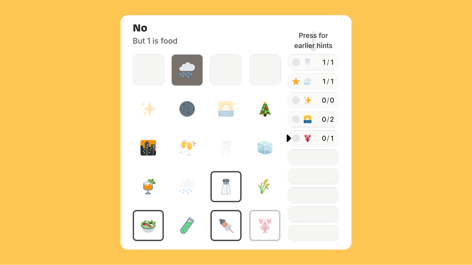 Cluedle game screenshot